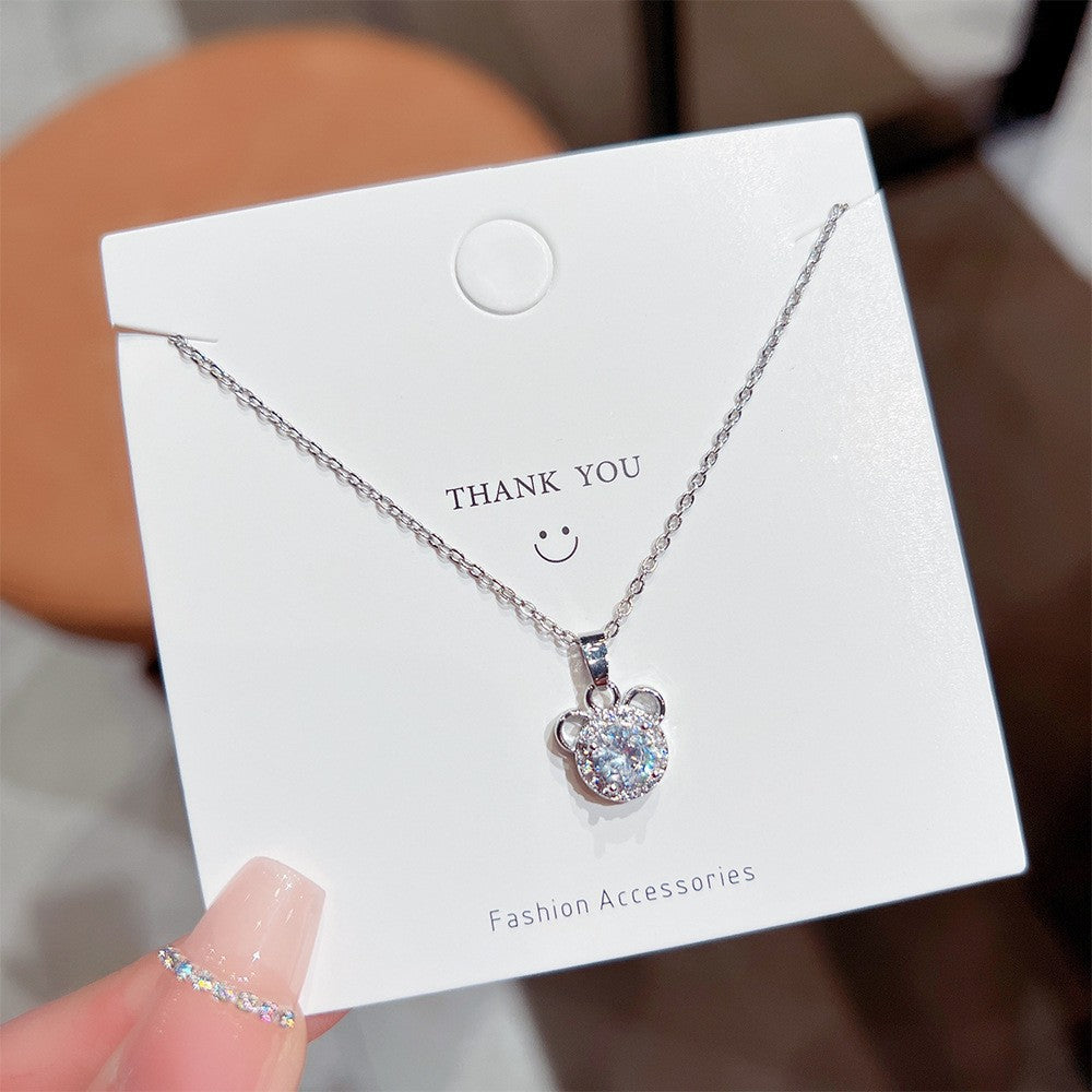 Wholesale Titanium Steel Necklace Women's All-match Sweet Chain Accessories
